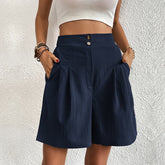 Loose High Waist Shorts - Chiccharm