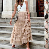Layered Ruffles Cake Skirt - Chiccharm