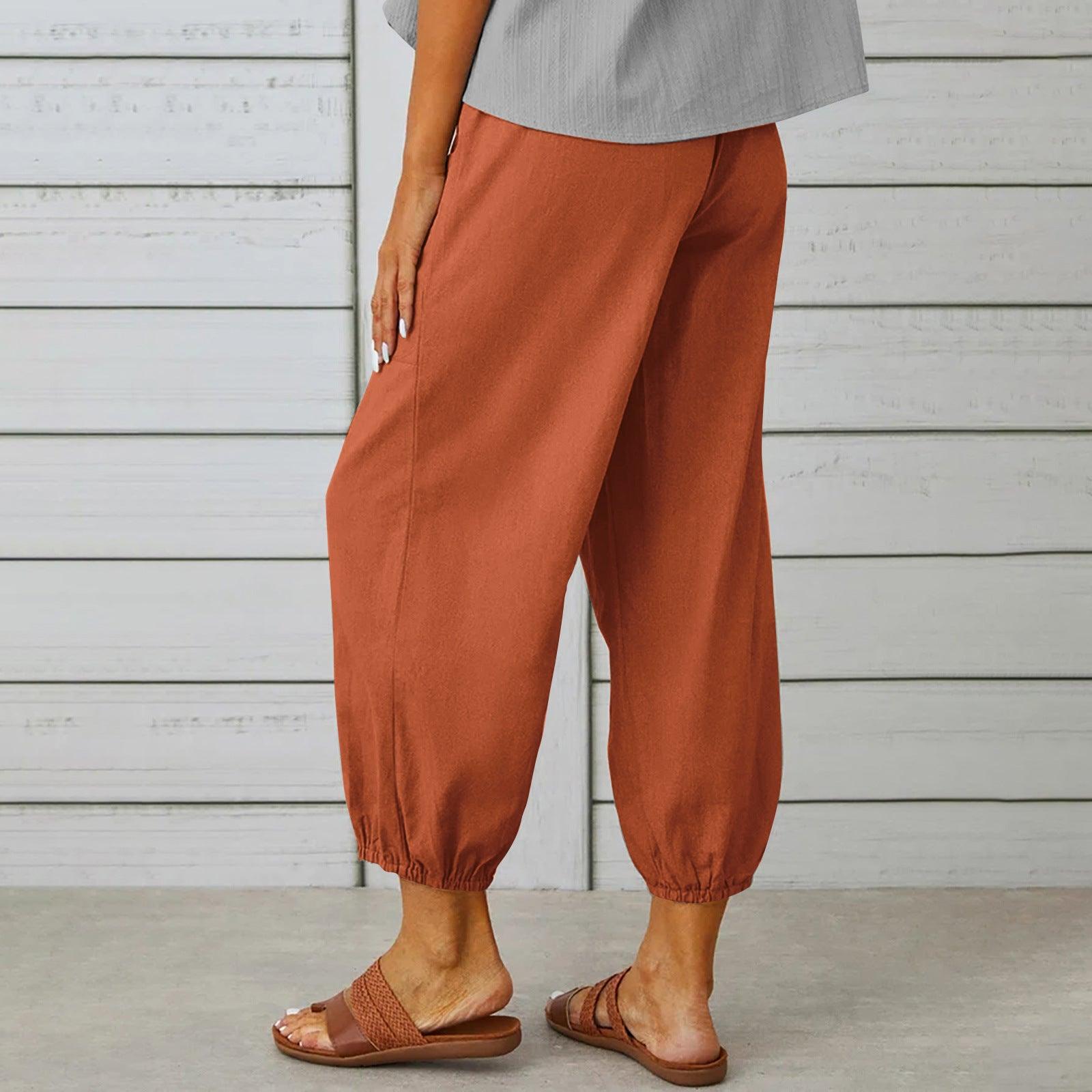 Drawstring Tie Pants - Chiccharm
