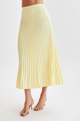 Elegant Pleated Midi Skirt