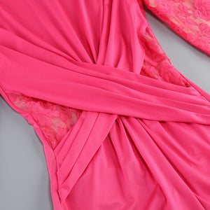 Allure pink wedding dress- Chiccharm Boutiue