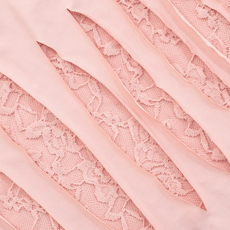 Blush Pink Cutout Mini Dress - Chic Charm Boutique