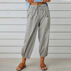 Drawstring Tie Pants - Chiccharm Boutique