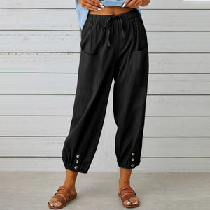 Drawstring Tie Pants - Chiccharm Boutique
