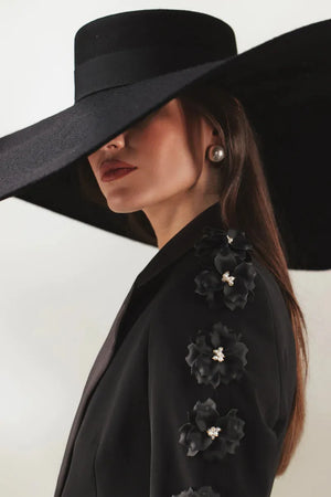 Elegant Embellished Statement Suit - Chiccharm Boutique
