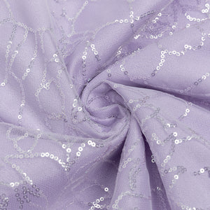 Elegant Lavender Mermaid floral dresses with long sleeves - Chiccharm Boutique