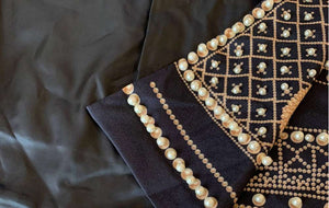 Elegant Pearl Embellished Blazer Dress - Chic Evening Statements - Chiccharm Boutique