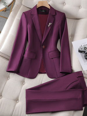 Elegant Statement Suit - Chiccharm Boutique