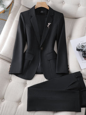 Elegant Statement Suit - Chiccharm Boutique