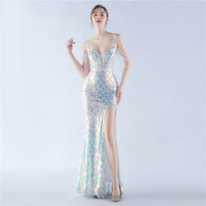 Fishbone Dress Ratchet Sequin - Chiccharm Boutique