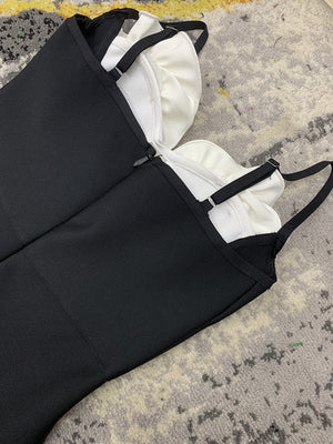 Floral Appliqué Maxi Dress - Chiccharm Boutique