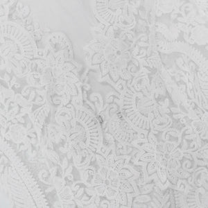 Lace Long-Sleeve Set with Sheer Detailing - Chiccharm