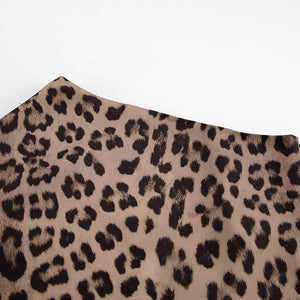 Leopard Print Mermaid Skirt - Chiccharm Boutique