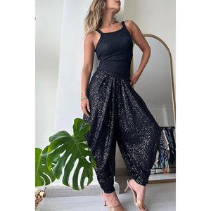 Loose Sequin Pants - Chiccharm