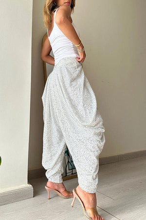 Loose Sequin Pants - Chiccharm