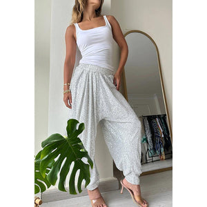 Loose Sequin Pants - Chiccharm