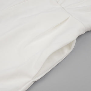 Mesh Top White Jumpsuit - Chiccharm Boutique