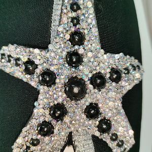 Midnight Starfish Illusion Gown - Chiccharm Boutique