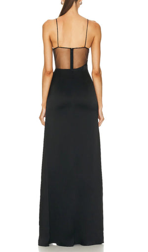 Midnight Starfish Illusion Gown - Chiccharm Boutique