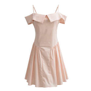 Off-Shoulder Fit-and-Flare Mini Dress - Chic Charm