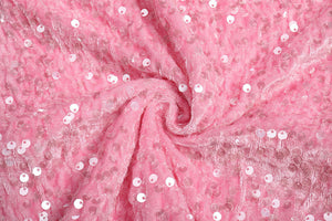 Pink Sequin Dress With Bows - Chiccharm Boutique