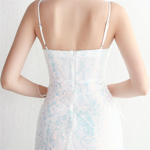Plumage Luxe Sequin Gown - Chiccharm