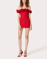 Redi Rose off The Shoulder Mini dress for Evenings - Chic Charm