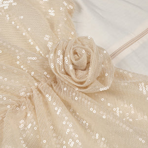 Rose Champagne Cut-Out Gown - Chiccharm