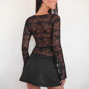 Ruched Bust & V-Hem Top - Chiccharm