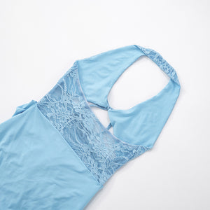 Sheer Mesh Dress Summer with Cutouts - Mini Dress