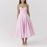 Chic Sweetheart Corset Dress Midi - Chiccharm