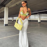 Low-waist Pleated Hip-type Wide-leg Pants - Chiccharm