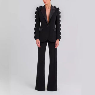 Elegant Embellished Statement Suit