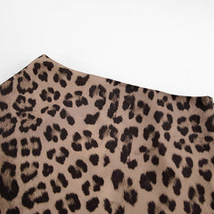 Leopard Print Mermaid Skirt