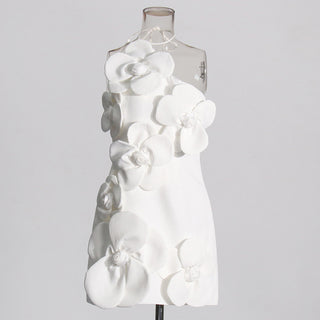 Orchid Petal Embellished Mini Dress