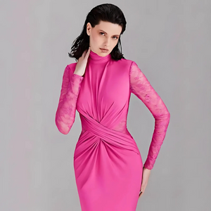 Allure pink wedding dress- Chiccharm Boutiue