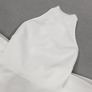 Auréole Backless Sculpted Bow Gown