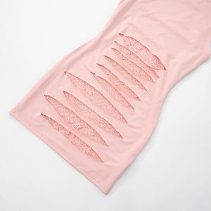 Blush Pink Cutout Mini Dress - Chic Charm Boutique