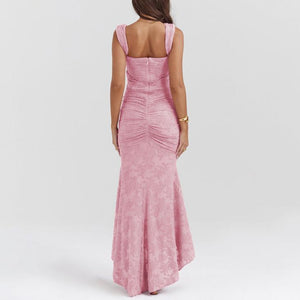 Bodycon Floral Lace Off The Shoulder Wedding Dress - Chiccharm