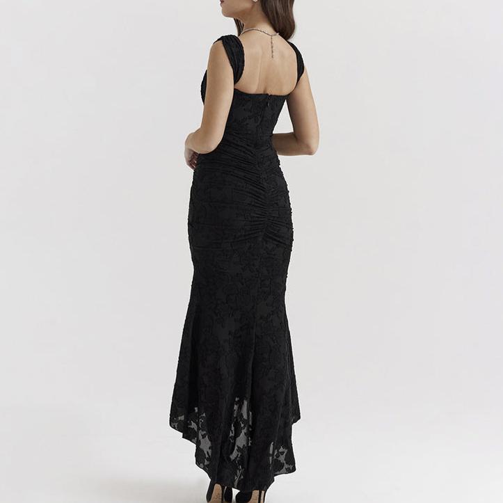 Bodycon Floral Lace Off The Shoulder Wedding Dress - Chiccharm