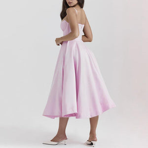 Chic Sweetheart Corset Dress Midi - Chiccharm