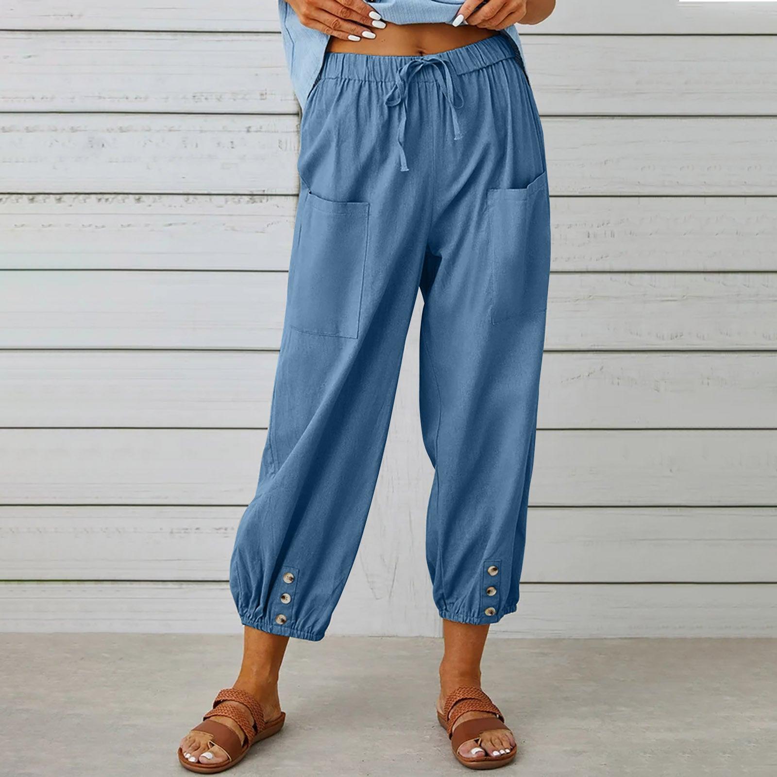Drawstring Tie Pants - Chiccharm Boutique