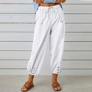 Drawstring Tie Pants - Chiccharm Boutique