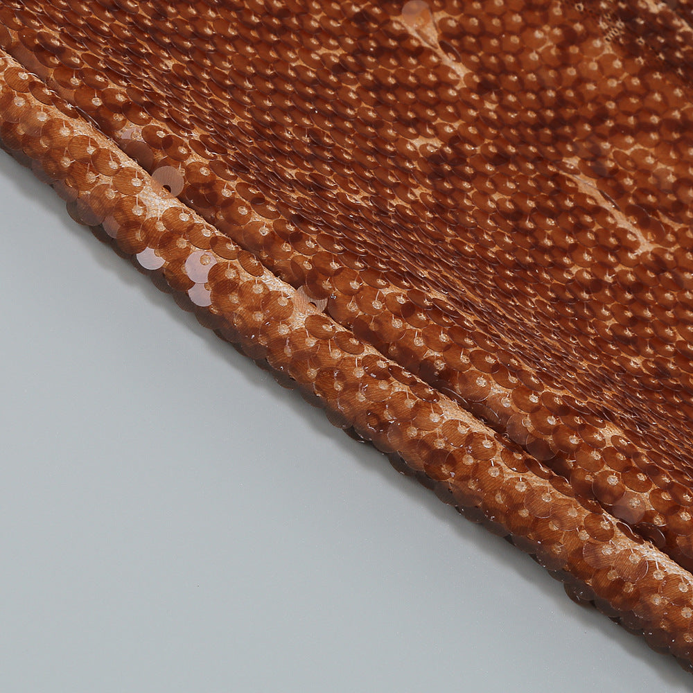 Elegant 3D Flower Sequin Dress - Chic Charm