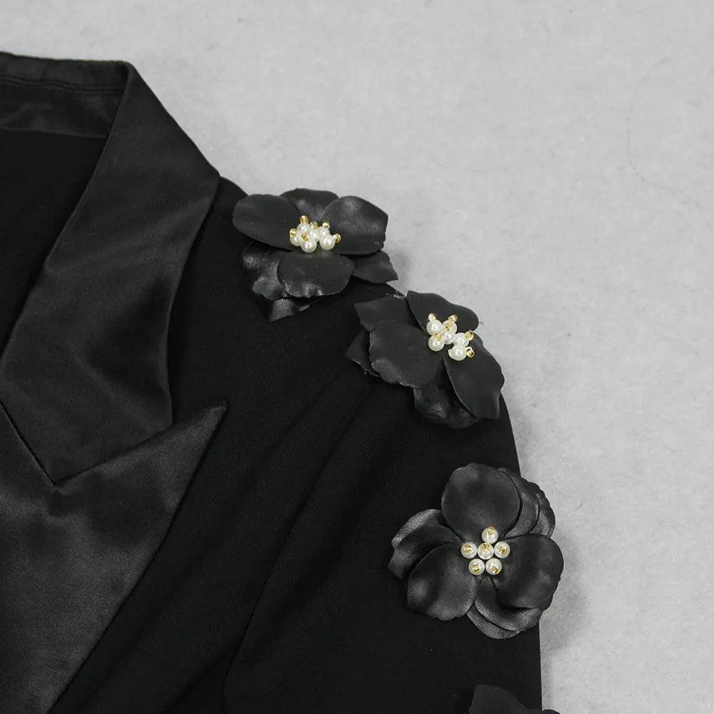 Elegant Embellished Statement Suit - Chiccharm Boutique