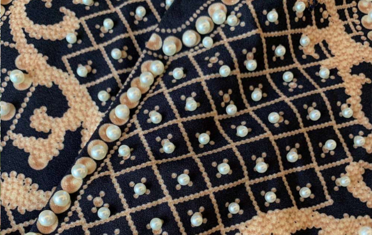 Pearl Embellished Blazer Dress - Chiccharm