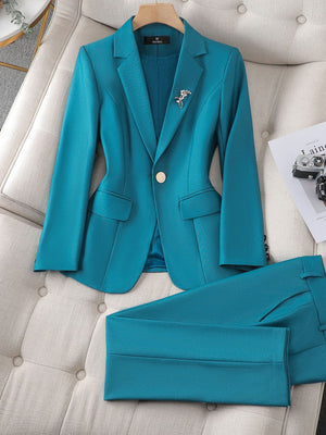 Elegant Statement Suit - Chiccharm Boutique