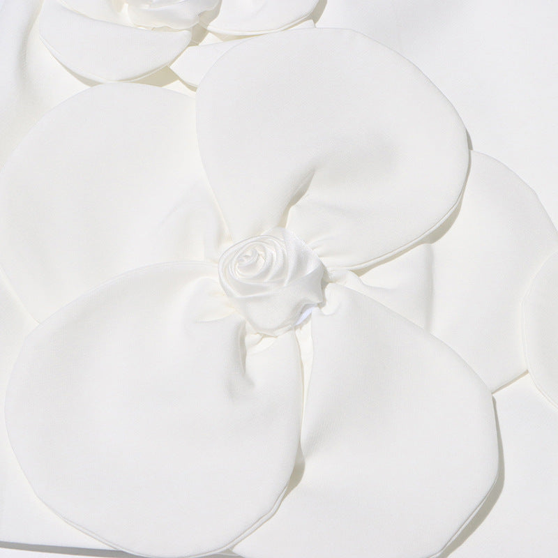  Embellished Orchid Petal Mini Dress - Chic Carm