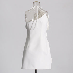 Embellished Petal Orchid Mini Dress - Chiccharm Boutique