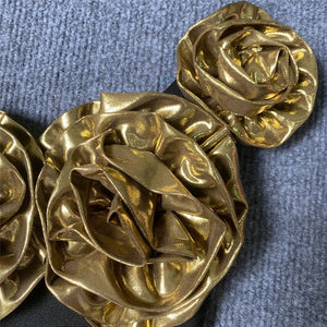 Floral Appliqué One-Shoulder dress - Chiccharm